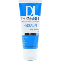 تصویر کرم مرطوب کننده بدن هیدرالیفت درمالیفت Dermalift Hydralift Body Moisturizing Cream For Normal And Dry Skins 150ml