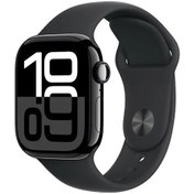 تصویر ساعت هوشمند اپل واچ سری 10 مدل Jet BlacK Al Black SB S/M GPS - 42MM - مشکی - اصلی (گارانتی 18 ماهه شرکتی) 
