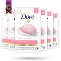 تصویر 6 بسته صابون داو dove مدل pink پک 6تایی (اورجینال) 