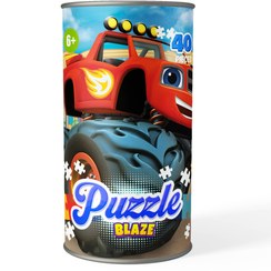 تصویر پازل 40 تکه کارتون بلیز و ماشین های غول پیکر 