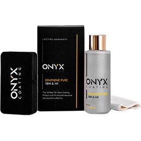 تصویر سرامیک بدنه خودرو گرافین پیور اونیکس مدل Onyx Coating Graphene Pure Ceramic Coating H10 N1 50ml 