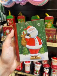 تصویر جعبه فلزی کتاب طرح کریسمس 