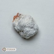 تصویر سنگ باریت توپی سفید طبیعی و بی نقص 95 گرم 