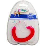 تصویر دندانگير طبی طرح قلبی مایا Maya Medical Teether code:4511