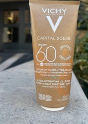 تصویر ضد افتاب /لوسیون و اب رسان ،کانادایی «ویشی»با قدرت محافظتی بسیار بالا و 200میل VICHY Sun care With SPf=60%