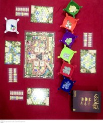 تصویر پارچه مخصوص بازی های فکری و بازی های رومیزی Boardgame textile