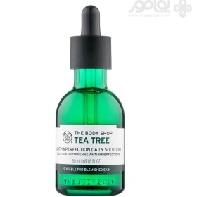 تصویر سرم ضد جوش درخت چای سبز بادی شاپ حجم 50 میل THE BODY SHOP TEA TREE ANTI-IMPERFECTION DAILY SOLUTION 50 ML