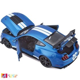 تصویر ماشین فلزی اسباب بازی مایستو مدل FORF MUSTANG SHELBY GT500 2020 