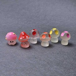 تصویر فیگور قارچ شب تاب دکوراتیو 