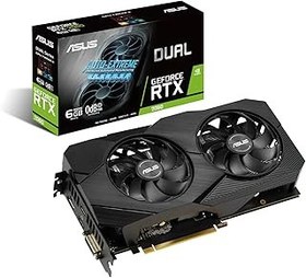 تصویر کارت گرافیک ASUS Nvidia Geforce RTX 2060 Dual EVO 6GB GDDR6 Nifida Touring-Black (Dual-RTX2060-6G-EVO) AsUS Graphics Card Nvidia Geforce Rtx 2060 Dual Evo 6Gb Gddr6 Nifida Touring - Black (Dual-Rtx2060-6G-Evo)