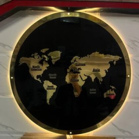 تصویر تابلو بک لایت دایره ای | خرید و ساخت سفارشی 