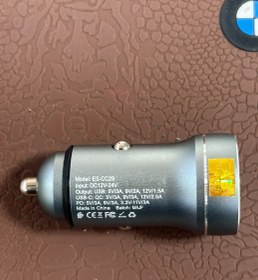 تصویر شارژر فندکی 30 وات EARLDOM مدل CC29 EARLDOM 30W Cigarette Lighter Charger Model CC29