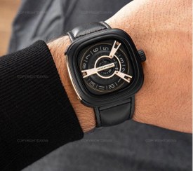 تصویر ساعت مچی مردانه سون فرایدی کد 180 بند چرم 