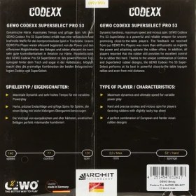 تصویر رویه راکت جوو CODEXX SUPER SELECT PRO 53 | مشکی 