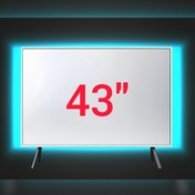 تصویر محافظ صفحه تلویزیون شفاف و نشکن چین 43 اینچ(ارسال پس کرایه) 