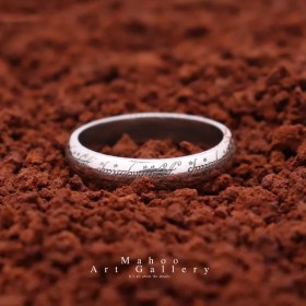 تصویر انگشتر نقره The one ring 