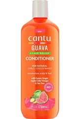 تصویر نرم کننده داخل حمام تسکین دهنده کف سر گوآوا کنتو Cantu Guava Scalp Relief Conditioner