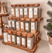 تصویر جا ادویه ای مربع شکل 