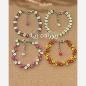 تصویر دستبند طرح منجوق بافی در رنگهای مختلف 