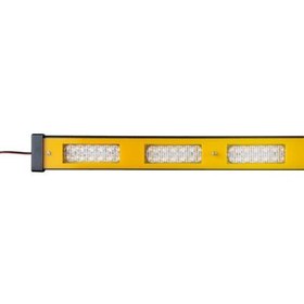 تصویر چراغ گردان ال ای دی ، رنگ نارنجی ، مناسب برای نورپردازی ویترین مغازه و نیسان ( گردون LED مدل چشمک زن رنگ amber امبر ۱ متر امداد خودرو آفرود ) - دارد / زرد وآبی وقرمز ا Roof Rotating Light Bar for Vehicle LED Yellow Roof Rotating Light Bar for Vehicle LED Yellow