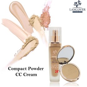 تصویر کرم پودر سی سی لنکاور Lancover - CC204 Lancover Professional Makeup Super Stay CC Cream Spf15