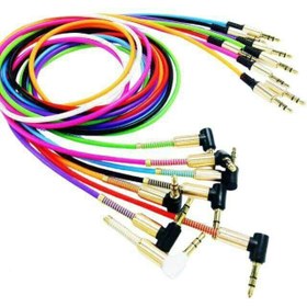 تصویر کابل AUX چپقی 