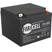 تصویر باتری یو پی اس 12 ولت 28 آمپر فاراتل Faratel 12V28AH CSB VRLA Battery