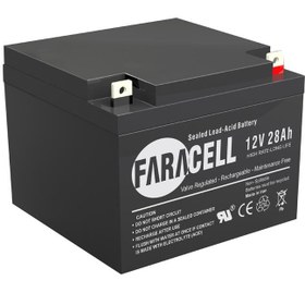 تصویر باتری یو پی اس 12 ولت 28 آمپر فاراتل Faratel 12V28AH CSB VRLA Battery