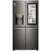 تصویر یخچال فریزر ساید بای ساید ال جی مدل GR-X39FTKHL ظرفیت ۳۴ فوت اینستاویو 