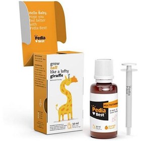 تصویر قطره مولتی ویتامین پدیابست با طعم پرتقال ۳۰ میلی لیتر 