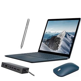 تصویر لپ تاپ مایکروسافت Surface Laptop 13.5 &quot;2256x1504 PC w / Mobile Moue ، قلم سطحی ، داک ، Core i7 دو هسته ای تا 4 گیگاهرتز ، 16 گیگابایت رم ، 512 گیگابایت SSD ، وب کم ، بلوتوث ، ویندوز 10 - کبالت آبی 