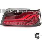 تصویر چراغ عقب اسپرت پژو پارس طرح سه بعدی 