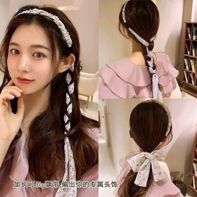 تصویر تل سر پارچه ای 