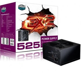 تصویر پاور کول‌مستر 525 وات مدل Cooler Master Extreme 2 525W 