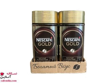 تصویر قهوه فوری نسکافه گلد ۲۰۰ گرم عمده ۶ عددی Nescafe Gold 200 gr