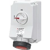 تصویر پریز(مادگی)روکار(دیواری)اینترلاک(قفل دار)-5113 