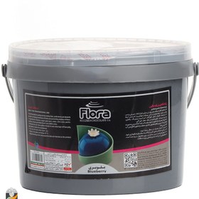 تصویر بریلو ژله روکش کیک فلورا بلوبری 