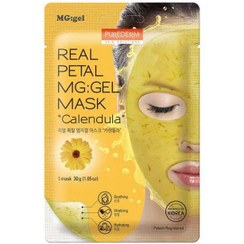 تصویر ماسک ژلی کالاندولا PUREDERM ا PUREDERM REAL PETAL MG GEL MASk CALENDULA PUREDERM REAL PETAL MG GEL MASk CALENDULA