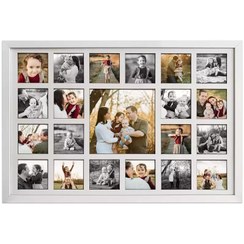 تصویر قاب عکس مدل پازلی 21 عکس کد 4060 W-21 