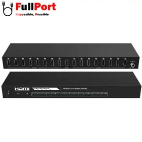 تصویر اسپلیتر 16 پورت HDMI ورژن 2.0 فرانت مدل FN-V2116 FARANET FN-V2116 HDMI Splitter V2.0 16 Port