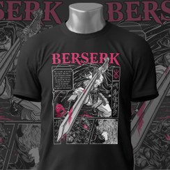 تصویر تیشرت Berserk طرح Guts کد 111 