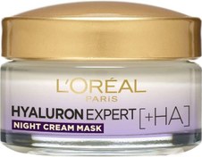 تصویر LOreal Hyaluron Expert HACare Night Cream Maskرم ماسک آبرسان و ضدچروک شب لورال هیالورون اکسپرت 