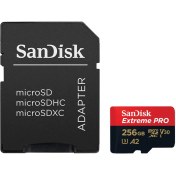 تصویر کارت حافظه microSDXC سن دیسک 256GB مدل Extreme PRO 200MB/s SanDisk Extreme PRO microSDXC™ UHS-I CARD 256GB