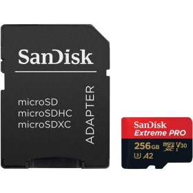 تصویر کارت حافظه میکرو اس دی سن دیسک مدل اکستریم پرو با ظرفیت 256 گیگابایت SanDisk Extreme Pro 256GB 200MB/s microSDXC UHS-I