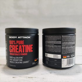 تصویر کراتین منوهیدرات خالص بادی اتک آلمان 100% PURE CREATINE