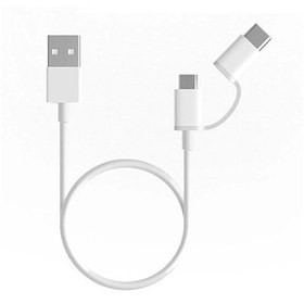 تصویر کابل تبدیل USB به microUSB or USB-C زد ام آی مدل AL511 به طول 0.30 متر 