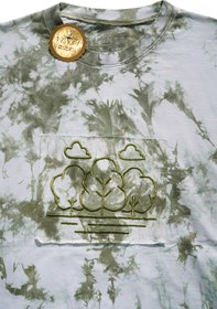 تصویر تیشرت تای دای با پنل گلدوزی TIEDYE shirt with embroidery panel