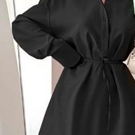 تصویر پیراهن قارچی Slim - زرشکی 