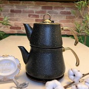 تصویر کتری و قوری گرانیتی اویز مدل اورست 