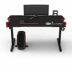تصویر میز گیمینگ Gaming Desk GamerTek V-Desk RGB 